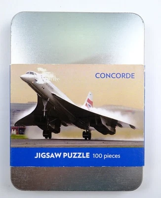 Aerospace Bristol Concorde 100 Piece Jigsaw Puzzle in Tin - Complete VGC - Image 1 of 4