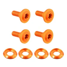 Orange Windshiled Bolt With Washers For Harley Touring 2024 Road Glide FLTRXSE