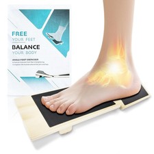 Single Leg Balance Board for Physical Therapy, Ankle Stability Pale-yellow