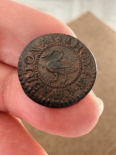{199} 17th Century farthing CAMBRIDGESHIRE Ely Thomas Chadrton 🦢 N.457 RARE