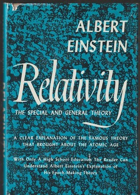 Albert Einstein Relativity Special And General Theory 1961 Hardcover Dust Jacket