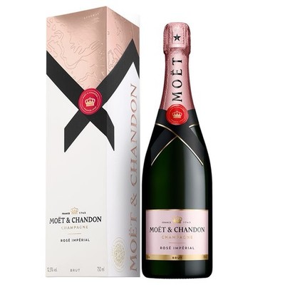 Moet Chandon Rose Imperial 0,75l in Geschenkverpackung NEU+OVP