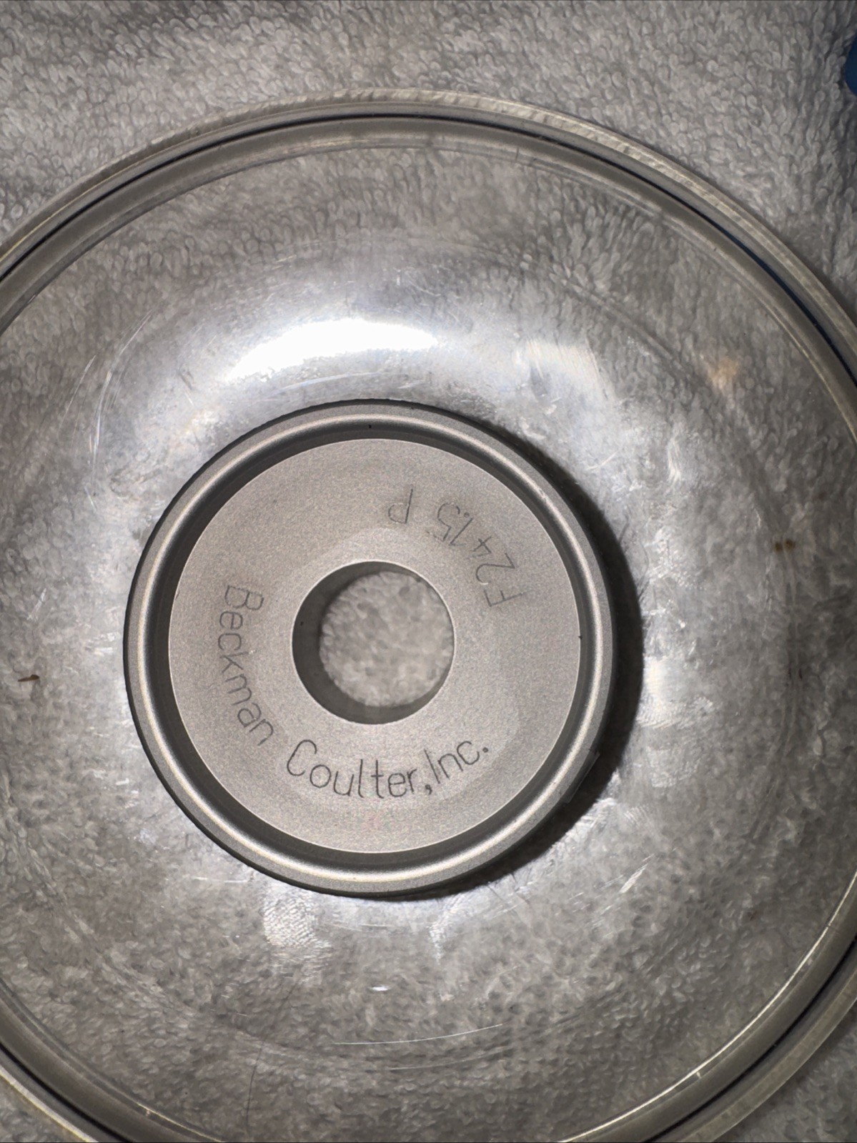 Lid 4mm Hex & 10mm Socket Wrench Only* Beckman Coulter F241.5P Fixed Angle Rotor