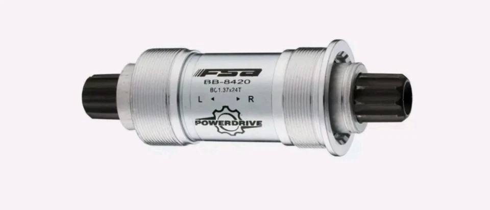 FSA Power Drive Bottom Bracket 68 x 118mm Silver Alloy Steel 210-3524 REF A20 - Image 3 of 4