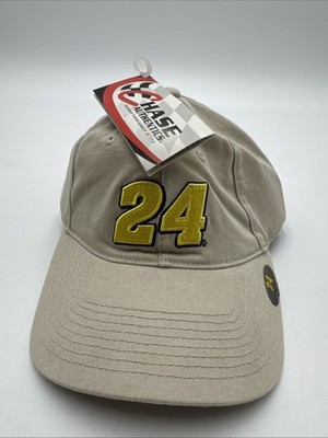 Vintage 2004 Jeff Gordon 24 Nascar Chase Authentics Tan Cap NWT With Hat Clip