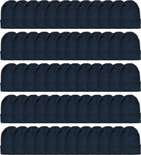 60 Pack Yacht  Smith Wholesale Bulk Thermal Winter Beanies Or Gloves Black Hat