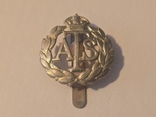 Auxiliary Territorial Service, ATS. Female, Genuine British Army Cap Badge.