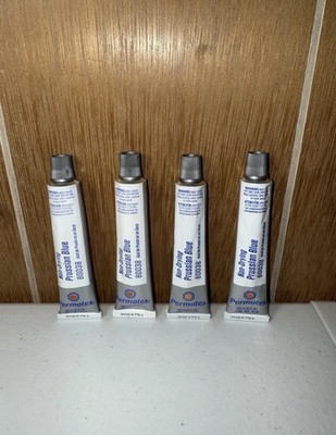 Permatex 80038 Prussian Blue Fitting Compound Non-Drying 0.75oz Tube Pack of 4