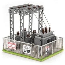 O Scale Electrical Substation - NEW