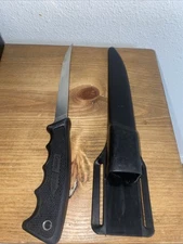 Coleman Western  11" Fillet Larding Knife Pistol Grip No.966 Made in USA