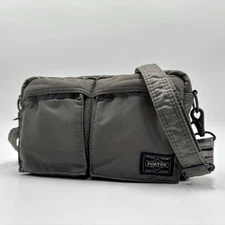 PORTER TANKER Mini Shoulder Bag, Nylon, Silver Gray, Yoshida Bag JP Products