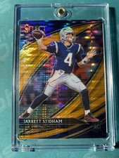 Jarrett Stidham 2019 Select 218 FOTL Neon Orange Pulsar Prizm RC 10/11 Patriots