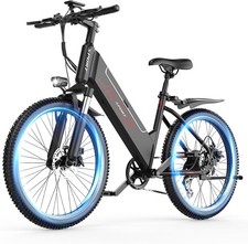 26" Electric Bike for Adults,1000W Peak Motor Mountain Ebike, 25MPH 60 Miles