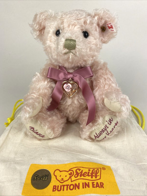 Steiff 2017 ''Diana Always In Our Hearts'' Ltd Ed.  Bär 28 cm, Rose - EAN:690075