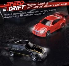 Mini Rc Drift Car 1/64 Scale All-Wheel Drive Remote Control Car Toy USB R