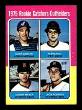 1975 Topps #620 1975 Catchers-Outfielders Gary Carter Hill Meyer Roberts - EX-MT
