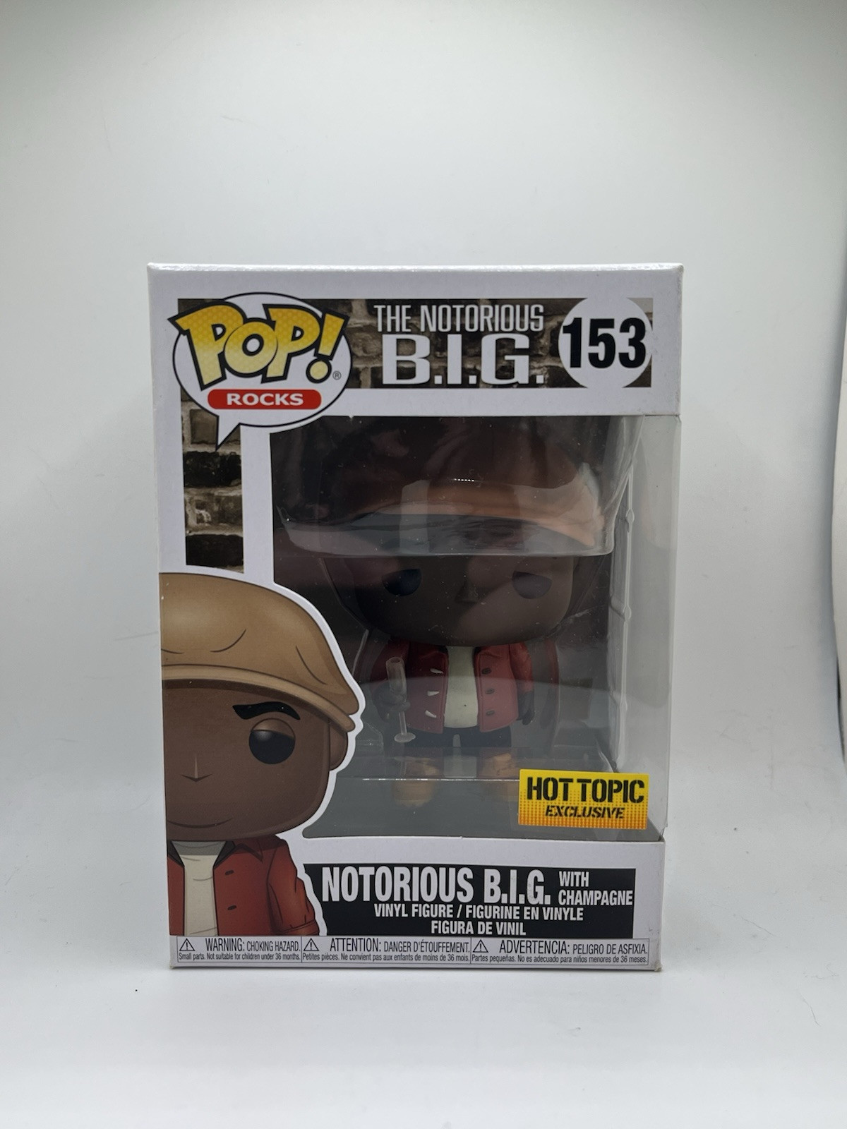 Funko Pop! #153 Notorious B.I.G. w/Campagne Hot Topic Exclusive