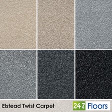 Elstead Twist Carpet Soft 11mm Thick Stain Resistant Dining Room Lounge