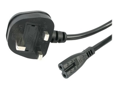 ORIGINAL C7 NETZKABEL FÜR TV MONITOR DRUCKER PS4 PS5 XBOX ONE - 0,5M