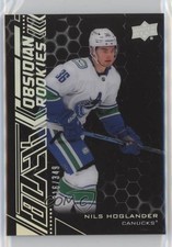 2020-21 SPx UD Black Obsidian Rookies 316/349 Nils Hoglander #OR-2 4om