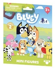 Bluey Series 2 Mini Figure  Pack [Blind Pack / 1 RANDOM Character] - NEW