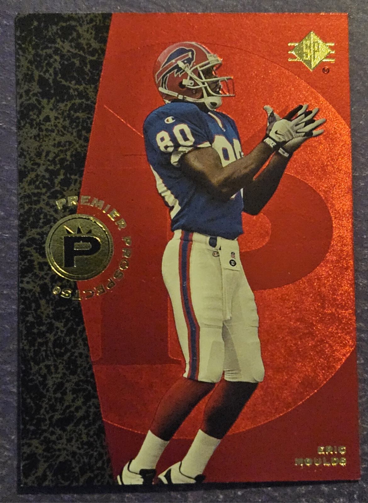 1996 SP Football #17 Eric Moulds Rookie card Buffalo Bills!