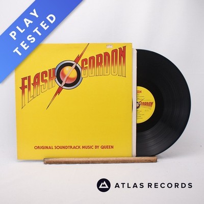 Queen Flash Gordon A-3 B-4 LP Album Vinyl Record 1980 EMC 3351 EMI - EX/VG+