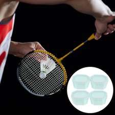 4 Pcs Badminton Racket Bottom Covers Tennis Handle Cap Grip Protector
