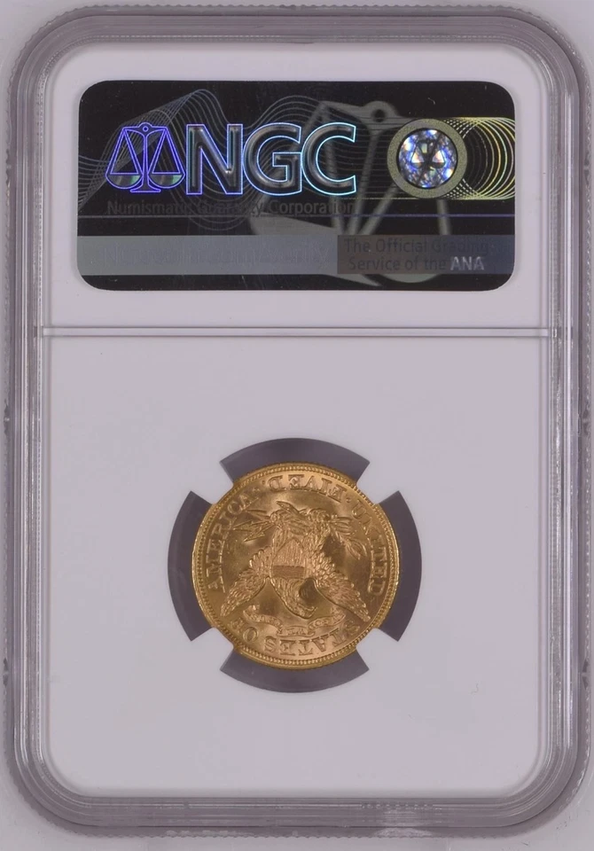 1879 $5 Liberty Head Gold Coin NGC MS 64 – Rare Collectible - Image 2 of 2
