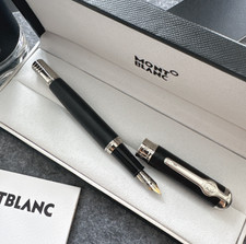 Black Luxury MONTBLANC Great Characters Mohammad Ali Limited Fountain Pen