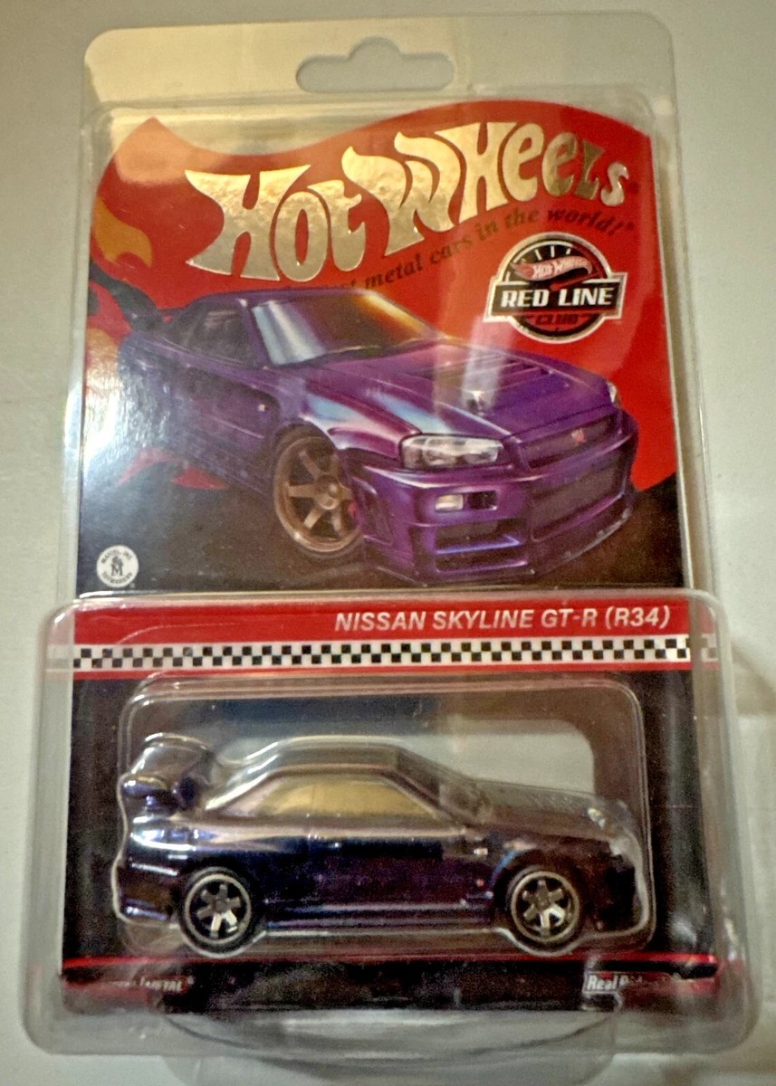 Hot Wheels 1:64 Skyline GT-R (BNR34) Diecast Vehicle for