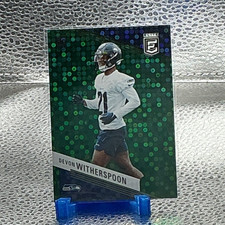 Panini 2023 Donruss Elite Devon Witherspoon #133 Green Disco Rookies Seahawks N…