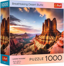 NEW TREFL Jigsaw Puzzle 1000 Pieces Premium USA Breathtaking Desert Butte