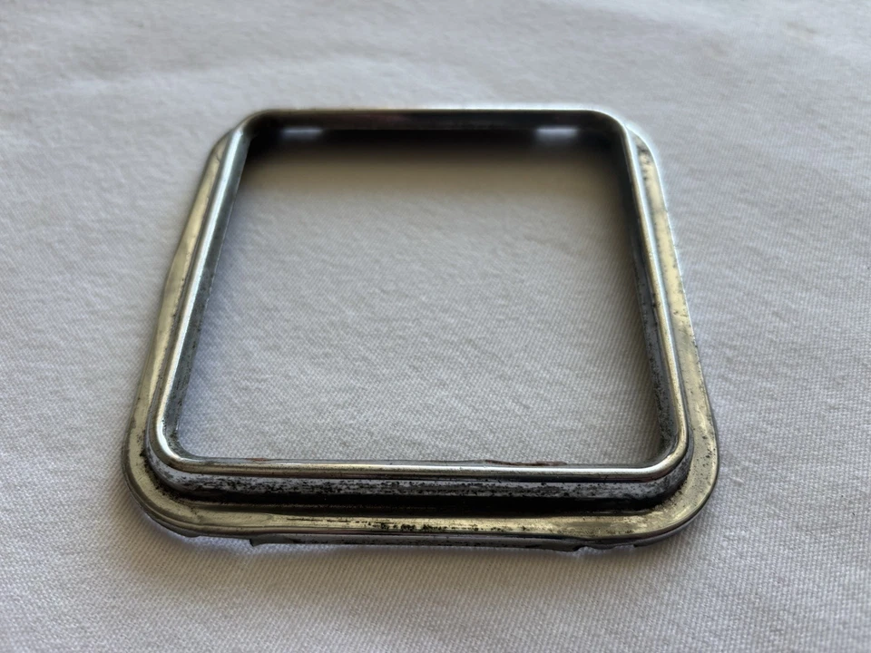 Dodge Wayfarer 1950 tablero bisel cromo moldura/ventana de vidrio Foto 2 de 4