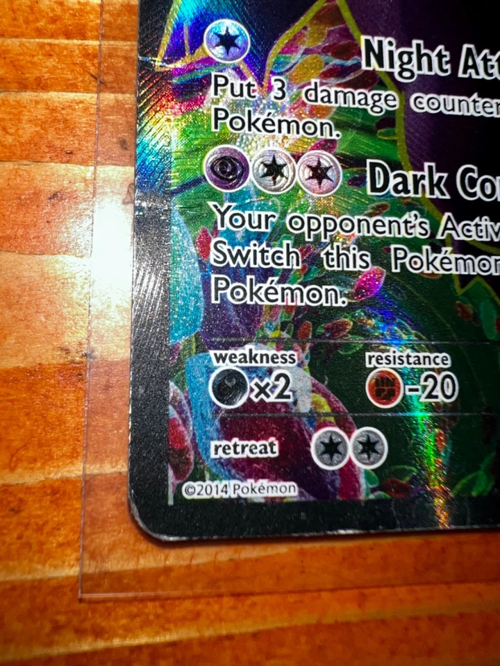 GENGAR EX - XY4-114 Pokemon TCG XY Phantom Forces Ultra Rare Full Art Card (DMG) - Image 3 of 4