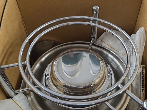 All-Clad Gourmet 3 Quart Fonduetopf Modell 59913 18/10 Edelstahl - Bild 9 von 12