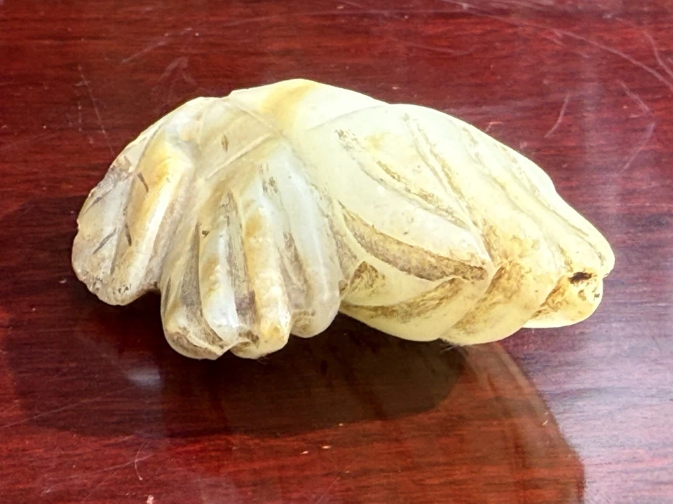 中国古董雕刻刀石玉佛手 — 第 4/4 张图片