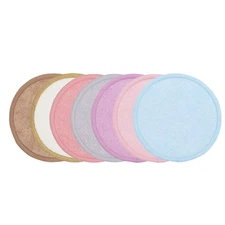 Bamboo Fiber Makeup Remover Pads 7/14/21/28 Pieces, 7-Day Mass Sale Soft Reusabl