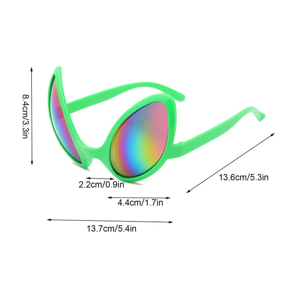 Alien Glasses Unique Alien Glasses For Festivals Cosplay Halloween And Everyday - Image 3 of 4