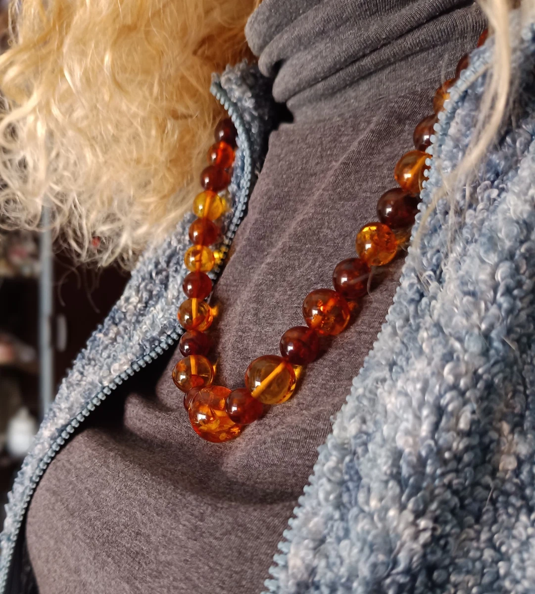 Collana Ambra Naturale a Gioielli e gemme di ambra | Acquisti Online su