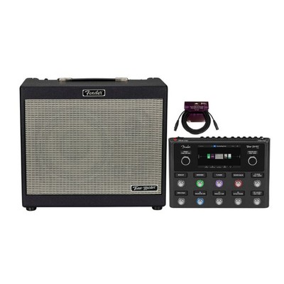 Fender Tone Master Pro Multi Effects Guitar Pedal Workstation Cable Bundle PRO