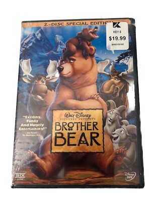 Brother Bear 1 & 2 DVD Lot Special Edition Disney Moose Are On The