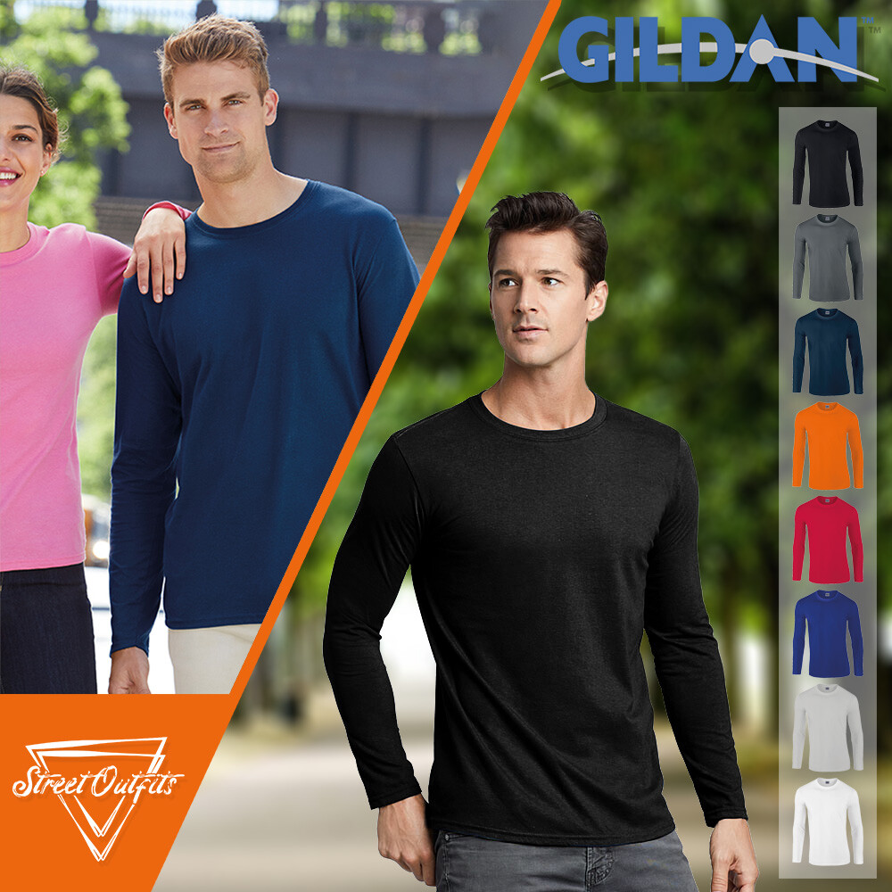 gildan softstyle ringspun long sleeve