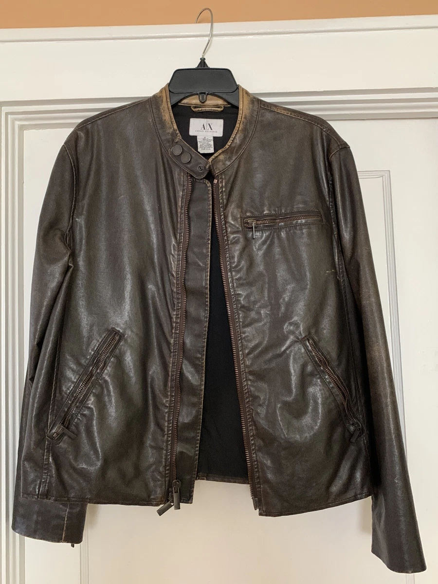 Armani top moto jacket