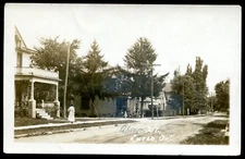 LUCAN Ontario 1910s Alice Street. Real Photo Postcard