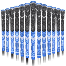 13PCS Golf Grips Cord Rubber Multi-compound Anti-Slip Golf Irons Club Grip