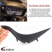 Headlight Eyebrow Eyelid Trim For Harley Road Glide FLTRU FLTRK FLTRXS 2015-2024