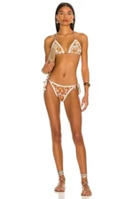 New Women's Zimmermann Horgeous Anfie Crochet Bikini Bottom in Spliced 4