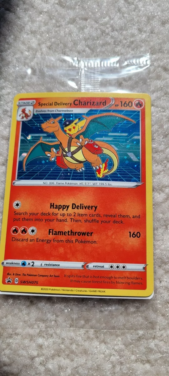 Special Delivery Charizard (SWSH075/71), Busca de Cards