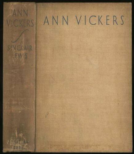 Ann Vickers [Hardcover] [Jan 01, 1933] Lewis, Sinclair | eBay